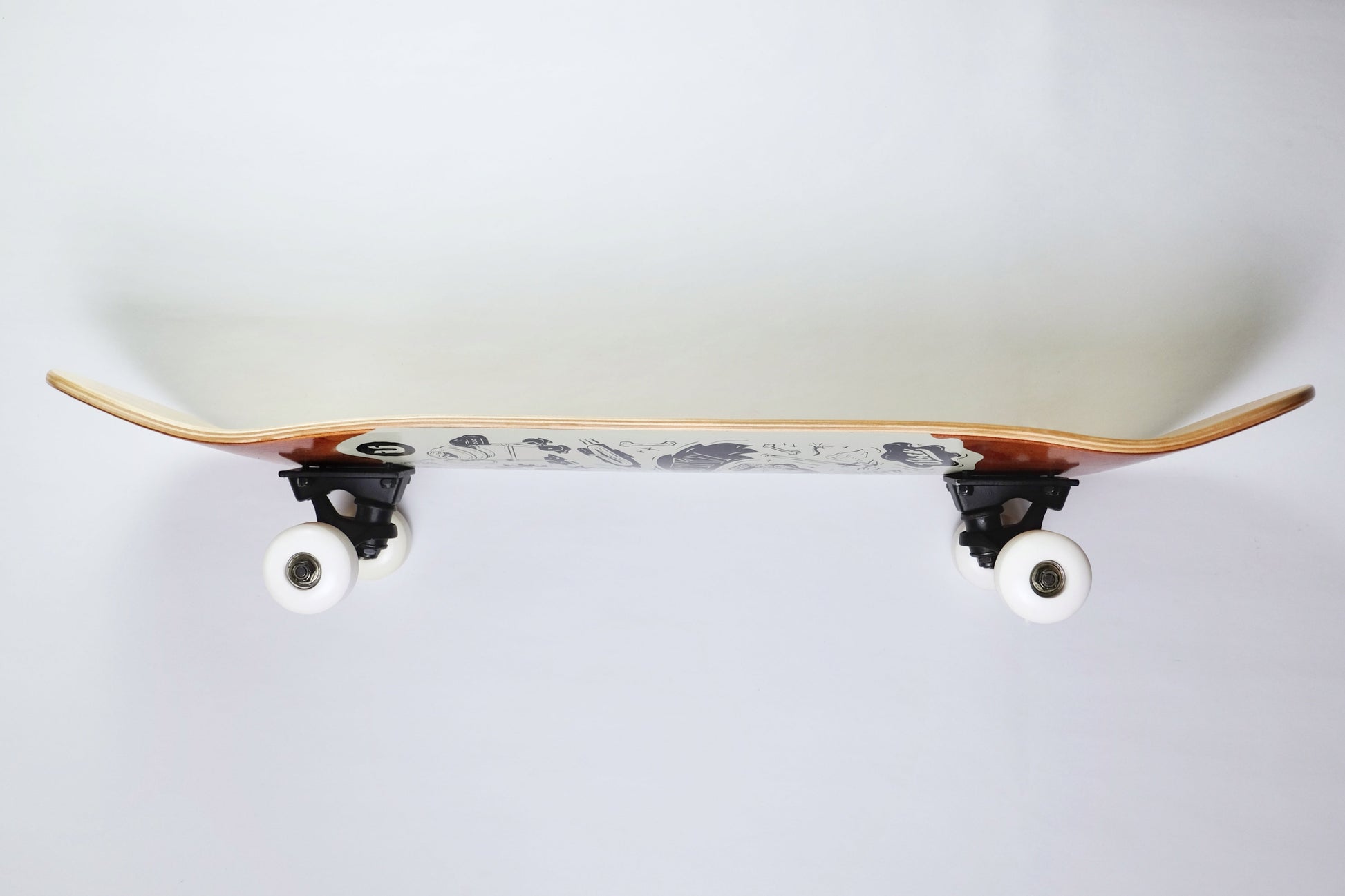 Uber DIY Brown Skateboard - SkatebruhSG