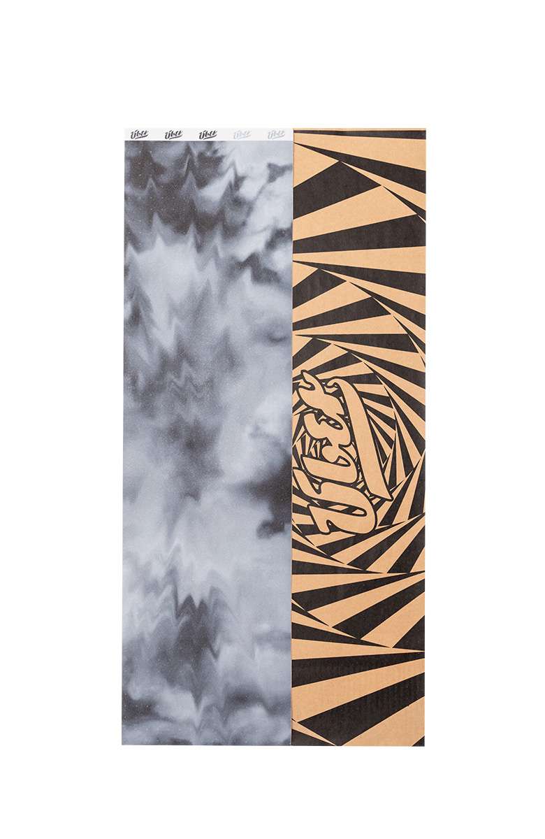 Uber Premium Batic Grey perforated griptape - Custom Skateboard Builder - SkatebruhSG