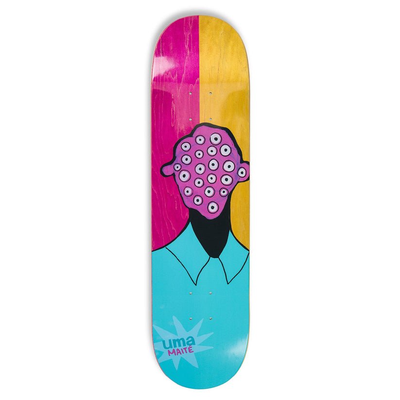 UMA 'Eyeballs Maité' 8.25" skateboard deck - Custom Skateboard Builder - SkatebruhSG