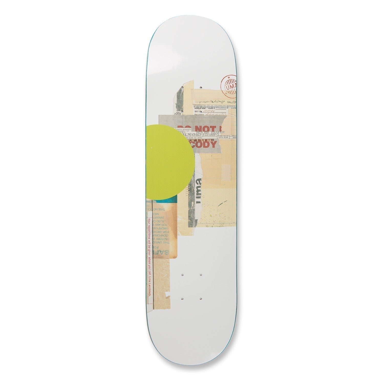 UMA 'Remnants Cody' 8.125" skateboard deck - Custom Skateboard Builder - SkatebruhSG
