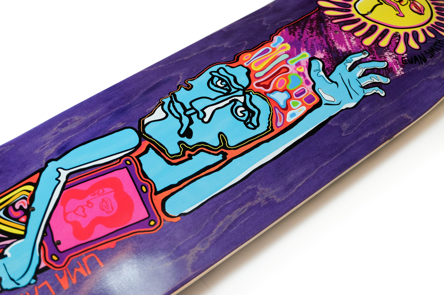 Uma Streams Evan Smith 8.625" on Headroom skateboard deck - SkatebruhSG