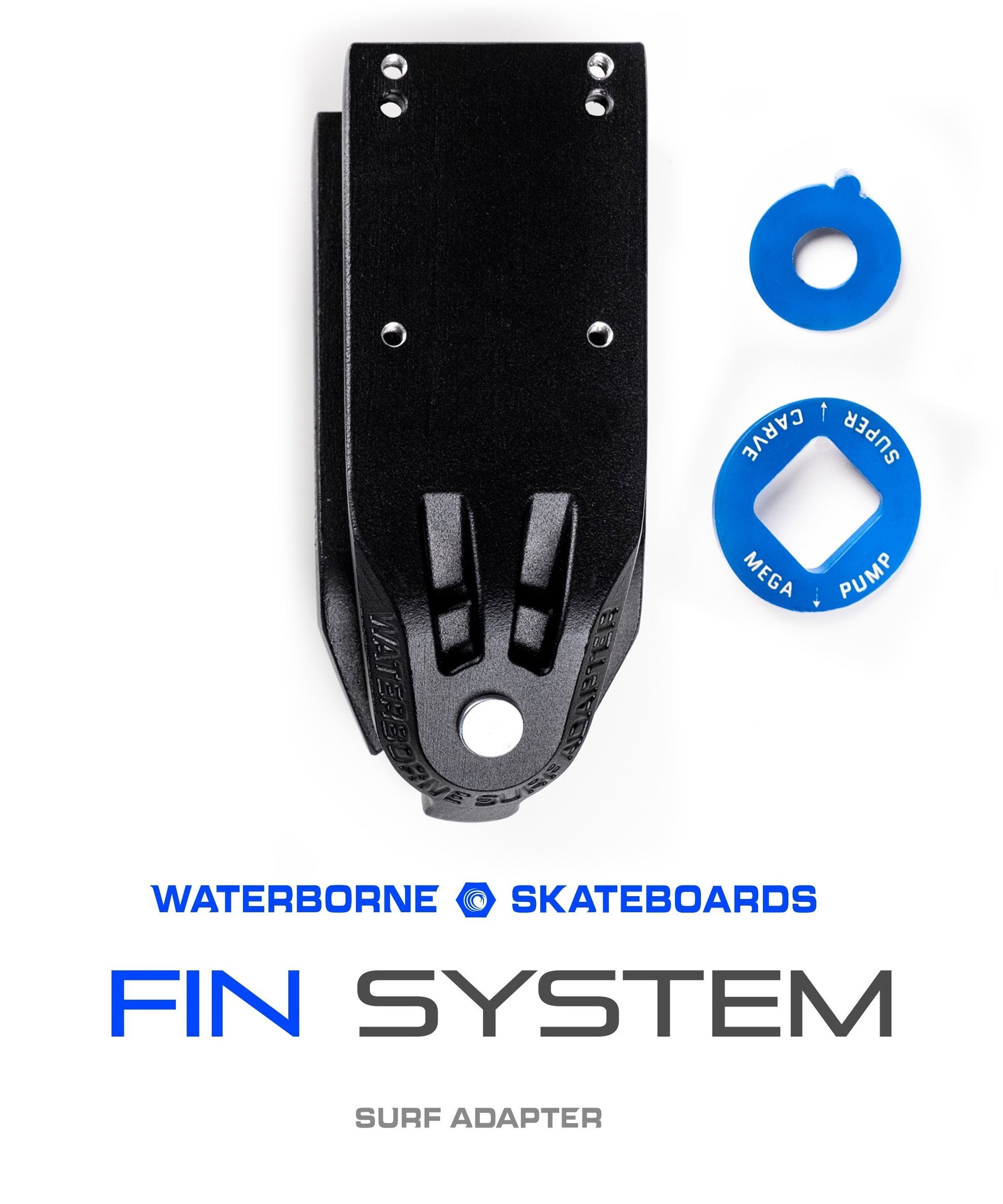 Waterborne Skateboards FIN Surfskate Surf & Rail Adaptor - SkatebruhSG